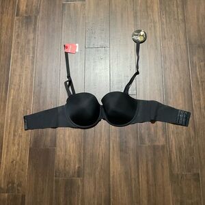 Spanx Up For Anything Strapless Underwire Bra Very Black Size 38D